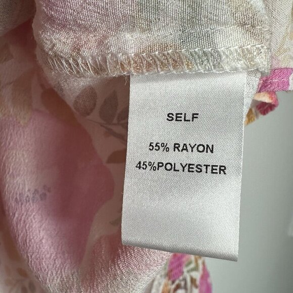 Fate Blouse Pink Floral Size M - Picture 3 of 11